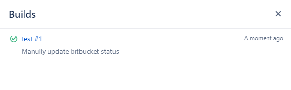 Bitbucket build status